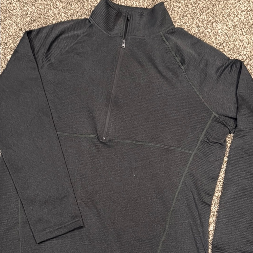 Black Quarter-Zip Pullover
